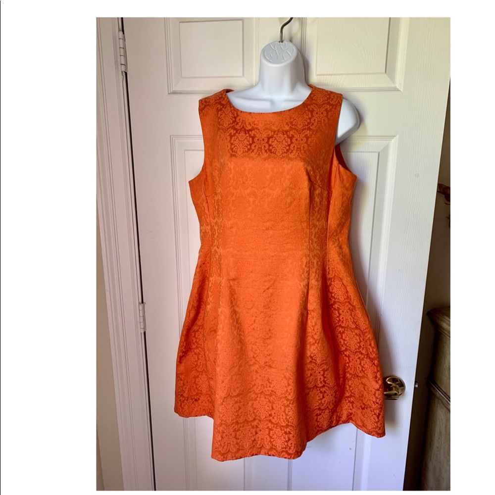 Dark Orange Dress from Eva Mendes